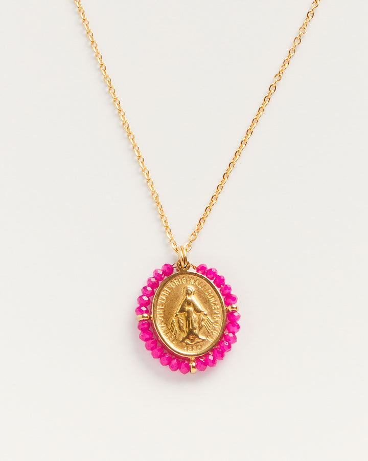 Santa Maria - Necklace Fushia - Palas