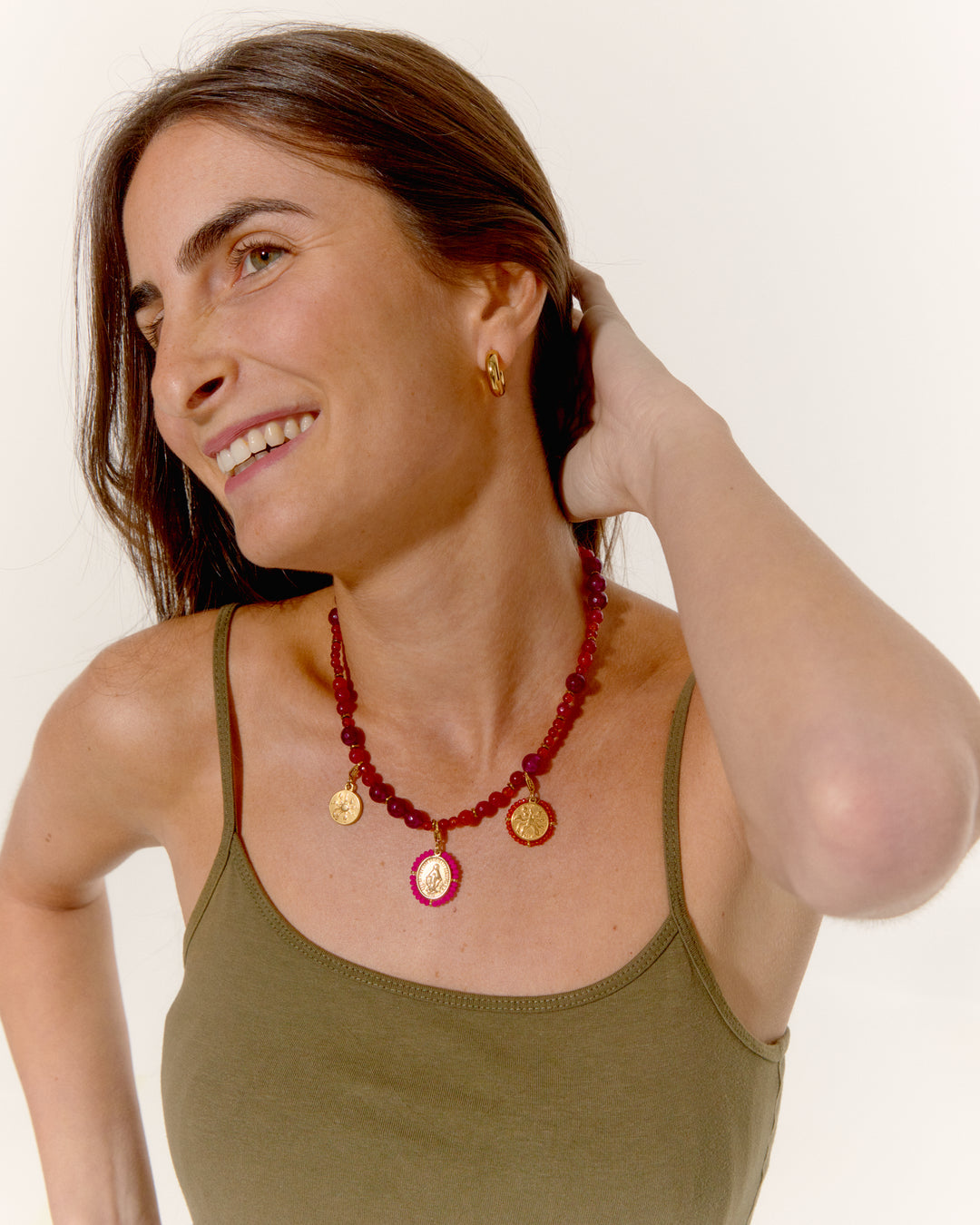 Red with envy necklace - Palas