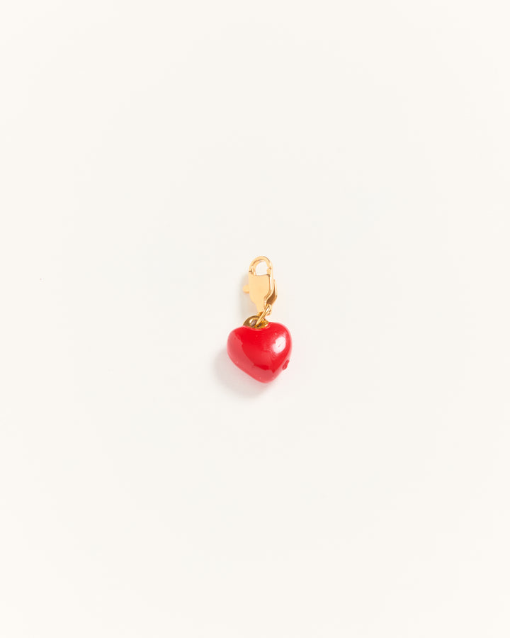 Lolly Heart- Charm Red