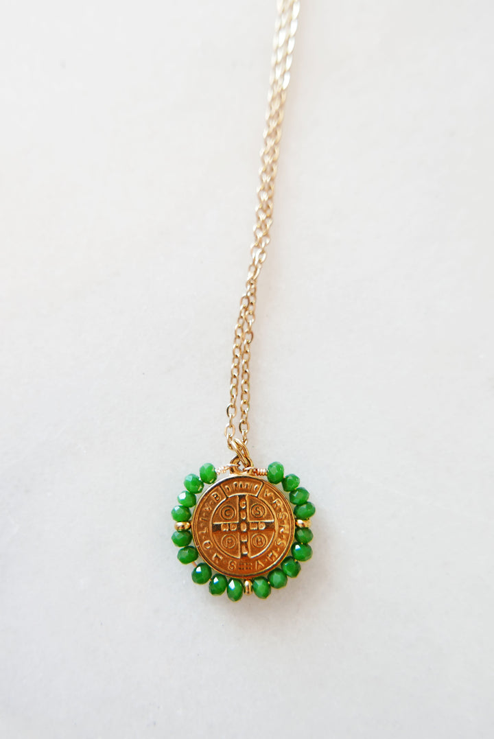 Santo Necklace - Emerald Green - Palas